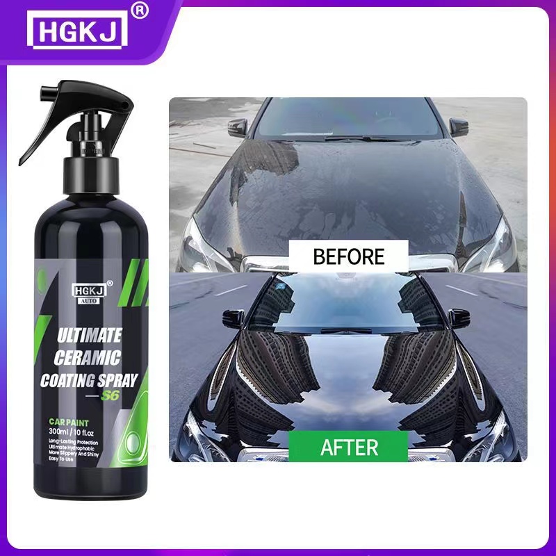 Oleophobic Coating Spray - Hgkj-疎水性コーティングガラス,9時間,液体,ワックス,ケア,自動車用ケアキット