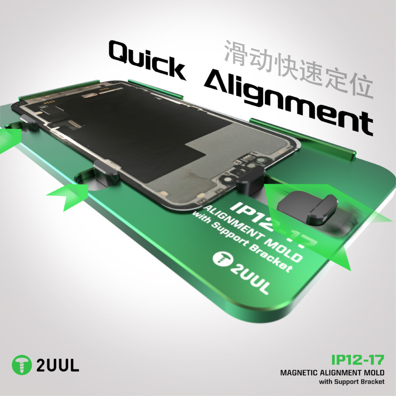 Screen Alignment Tool - 2UUL SH01 iPhone12-17PM用磁気フレームアライメントモールドサポートブラケットスクリーンラミネート位置決め治具携帯電話修理ツール
