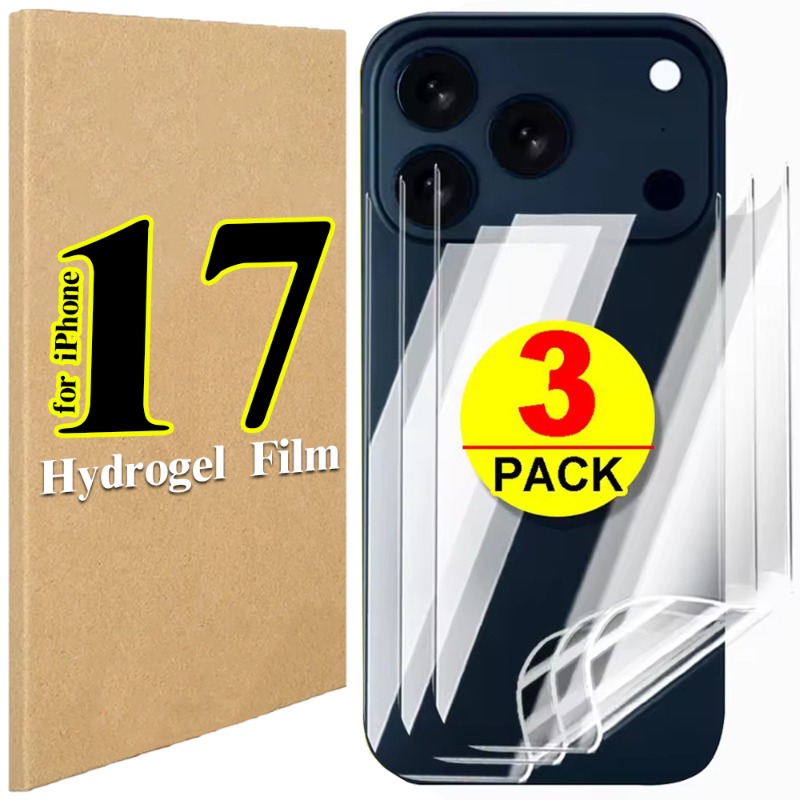 Flexible Tpu Film - iPhone 17、17Air、17 ProMax用フレキシブルバックハイドロゲルフィルム TPU製傷防止保護フィルム iPhone 17、17Pro用バックプロテクター