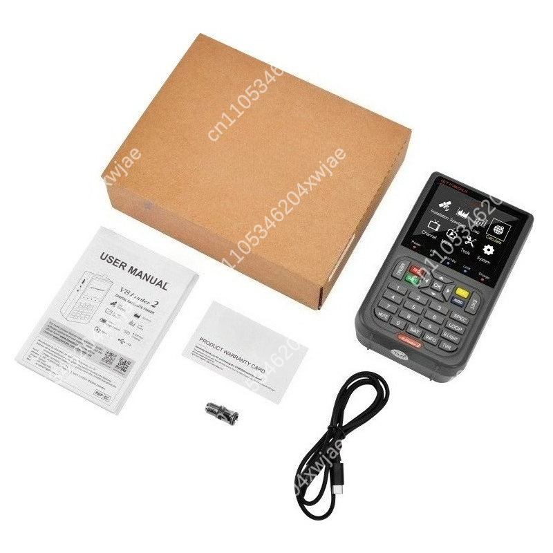 Screen Alignment Tool - HD DVB-S2X衛星信号強度計、アンテナ調整設置用プロフェッショナルファインダーツール（LCDスクリーン付き）