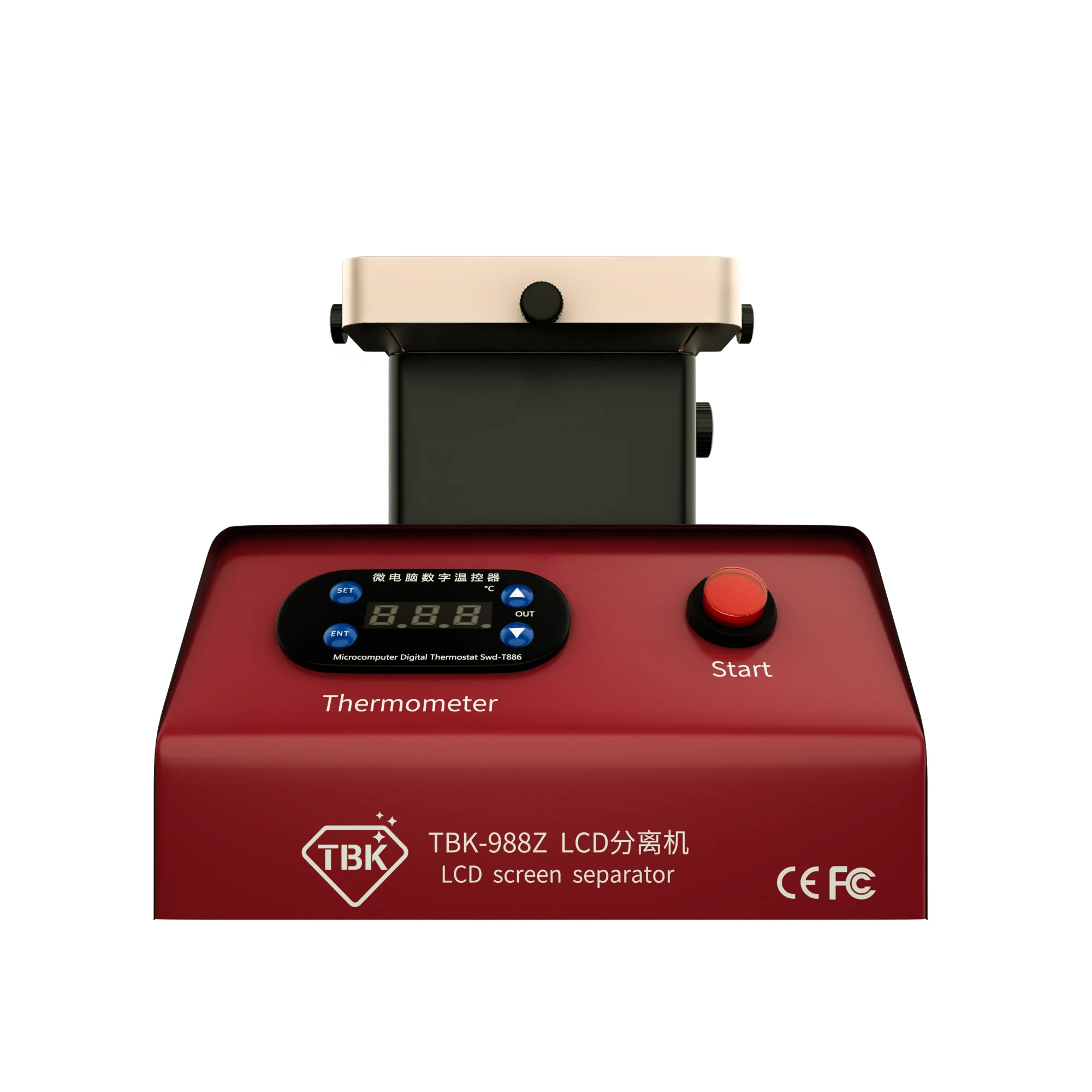 TBK-988Z 曲面液晶画面分離機、ダブル真空ポンプ液晶デ - Curved Edge Screen のレビューと価格