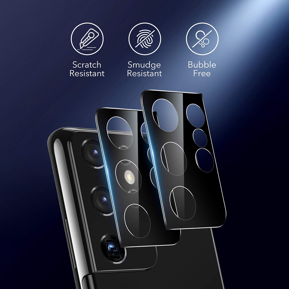 1～3枚入り 9H カメラレンズプロテクター Samsung - Tempered Glass Screen 9H のレビューと価格
