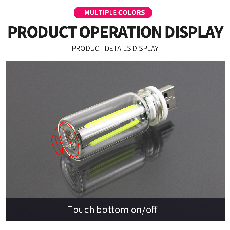 タッチ調光USB LEDフィラメントガラス電球 5V レトロ - Glass Protector Auto のレビューと価格