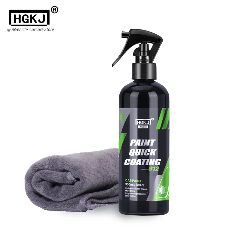 クイックコート HGKJ S12 液体ナノセラミック車のコー - Oleophobic Coating Spray のレビューと価格