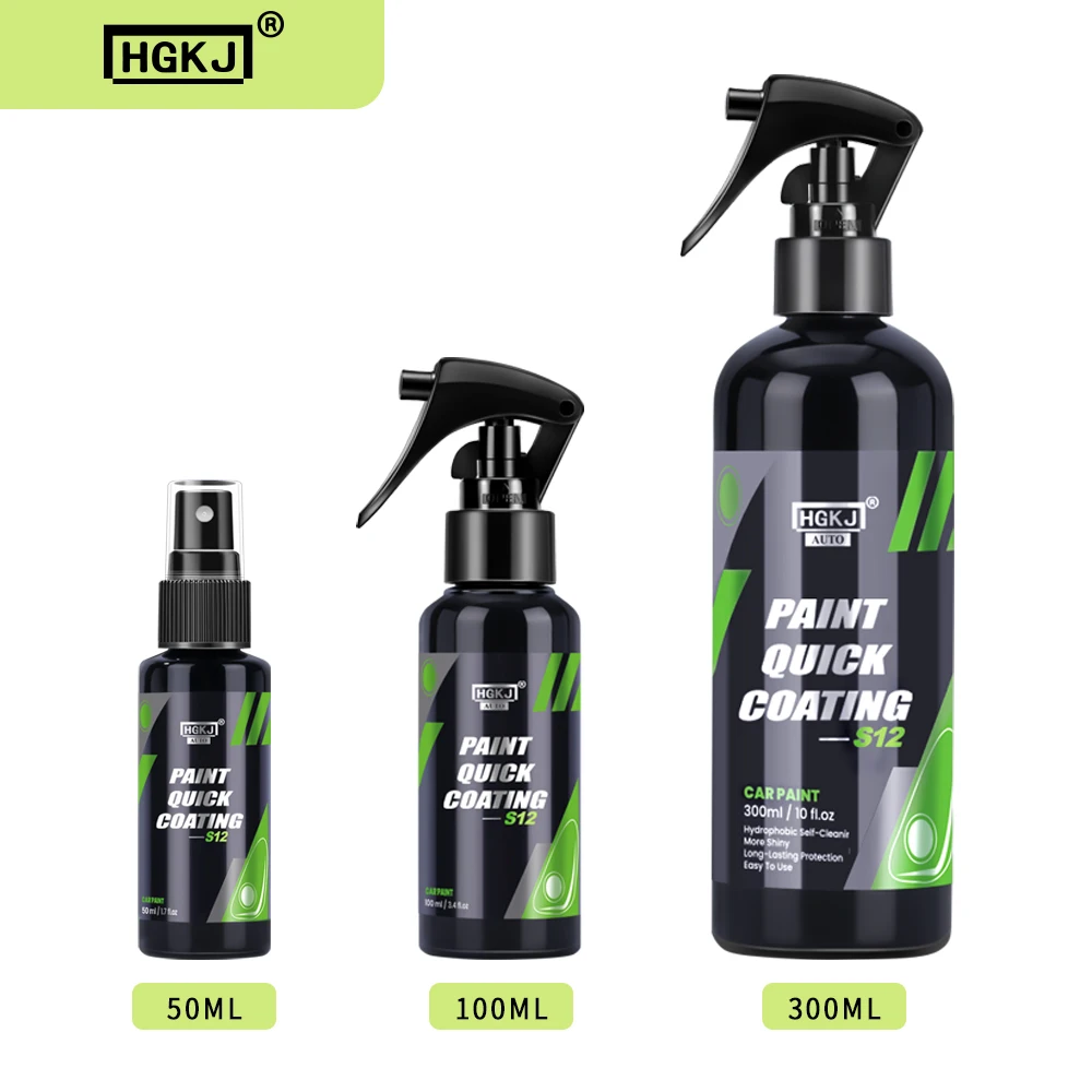 クイックコート HGKJ S12 液体ナノセラミック車のコー - Oleophobic Coating Spray のレビューと価格