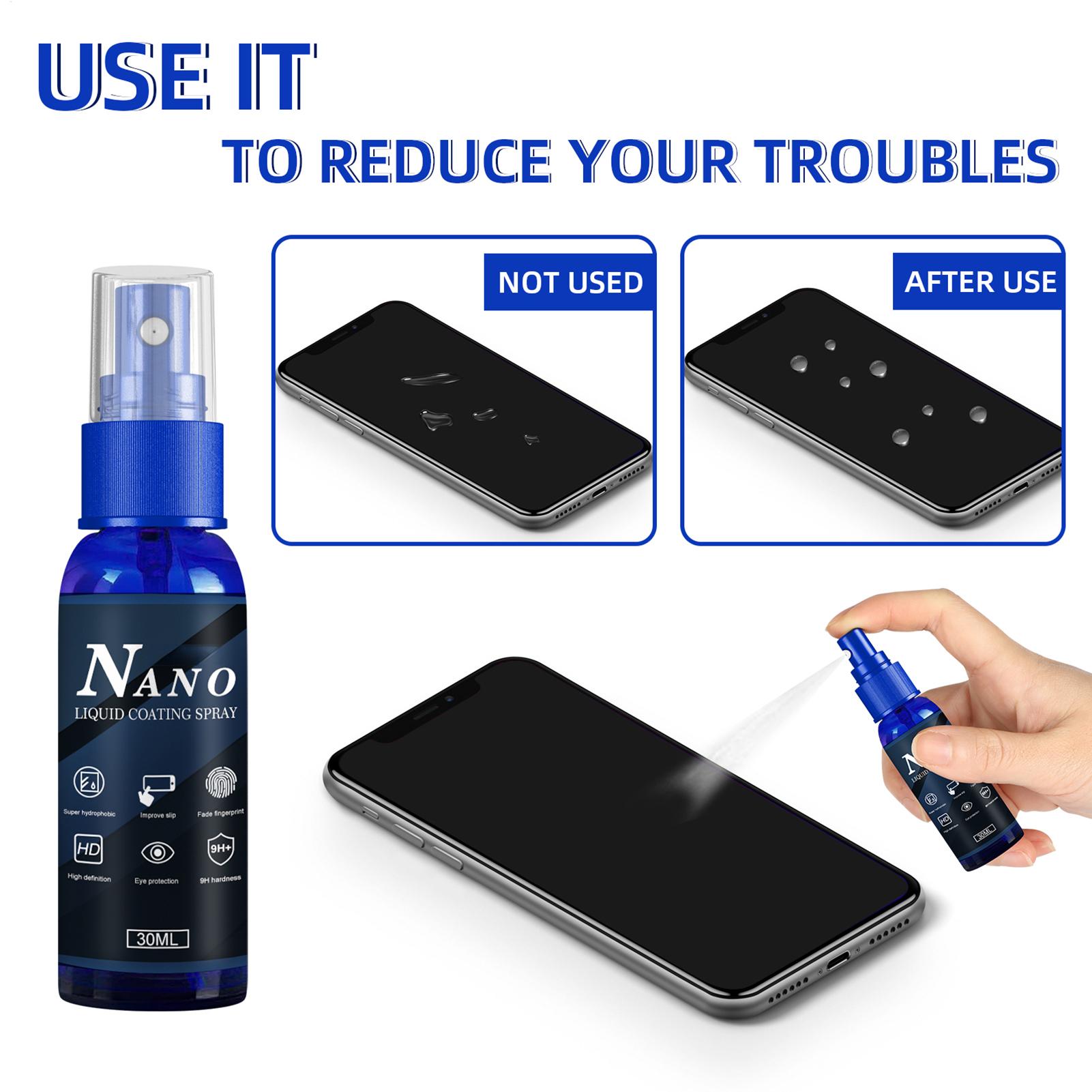 Liquid Screen Protector Spray  - Oleophobic Coating Spray のレビューと価格
