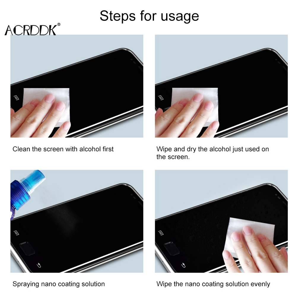 モバイルスクリーンプロテクター,iPhone,Huawei, - Oleophobic Coating Spray のレビューと価格