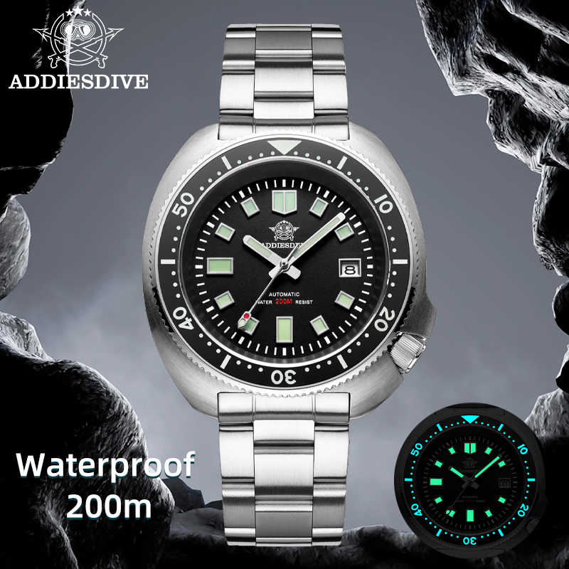 ADDIESDIVE AD2524 サファイア自動巻き時計  - Anti Blue Light Film のレビューと価格